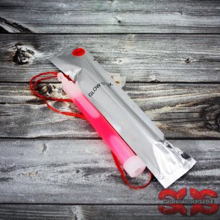 Светящиеся палочка «GLOW STICK» 15 см. красный (ХИС) в фольге